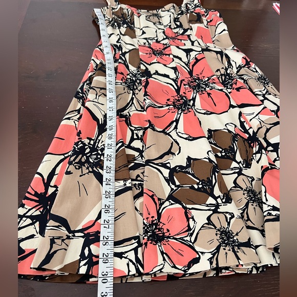 Nine West Vintage Fall Tropical Floral Dress | 10 - Picture 9 of 12